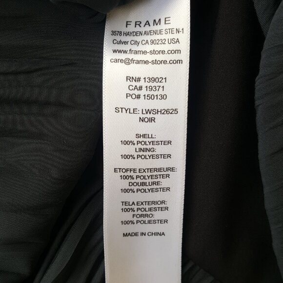 FRAME ! Puff-Sleeve Square Neck Top - Picture 5 of 12